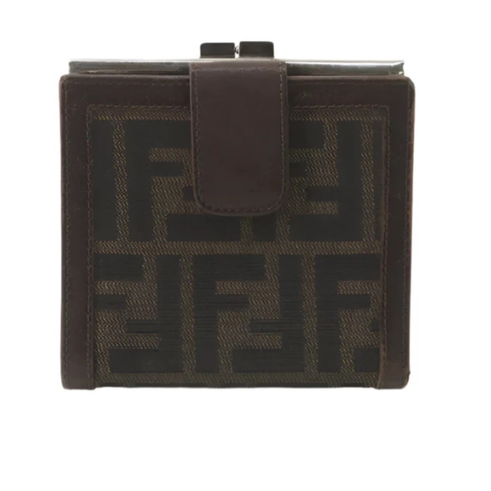 Fendi Dark Brown Monogram Wallet